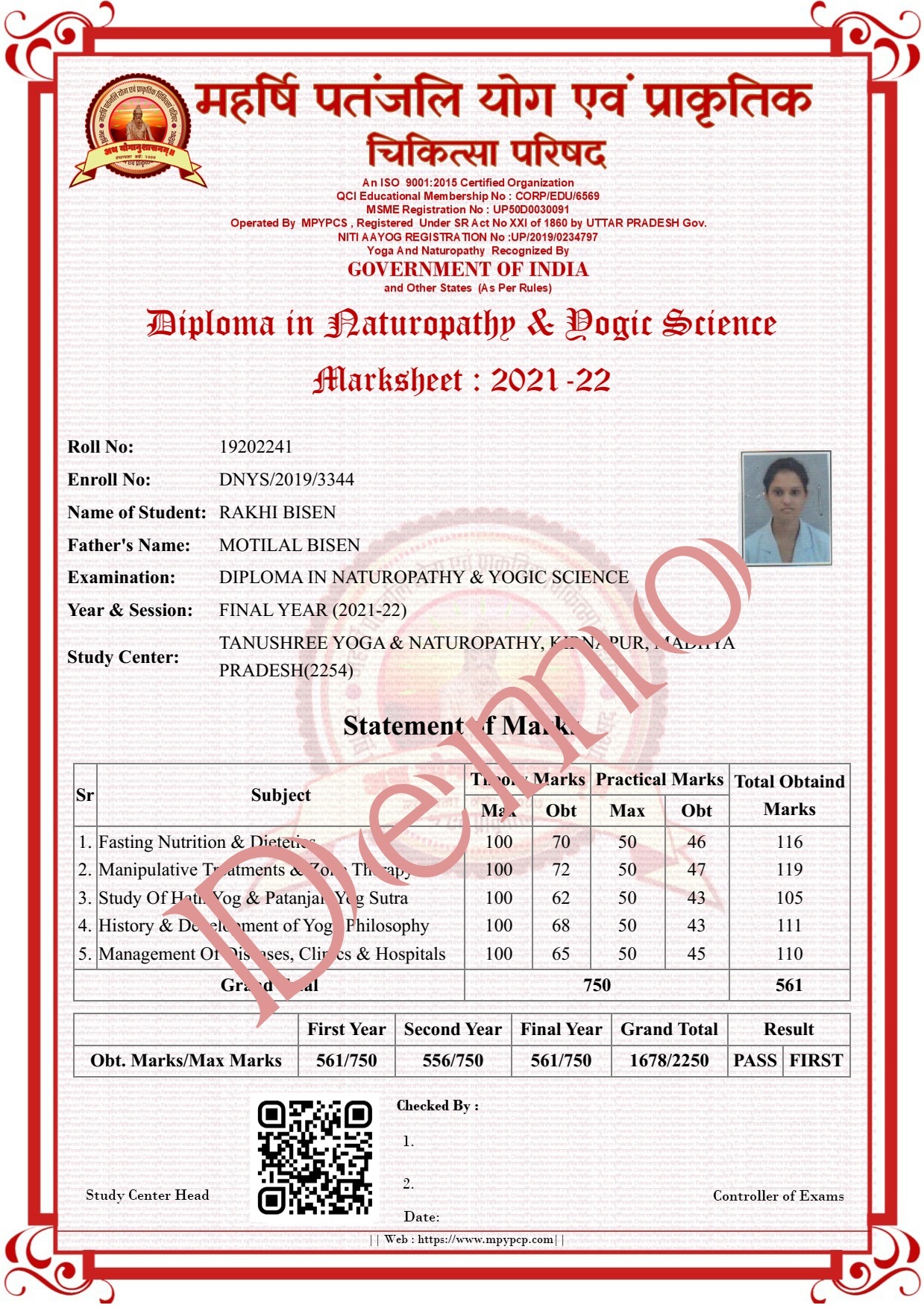 Certificate Demo